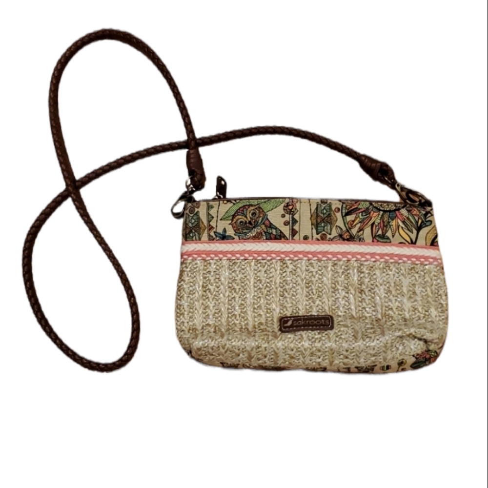 Sakroots Spirit Desert Owl Convertible Clutch